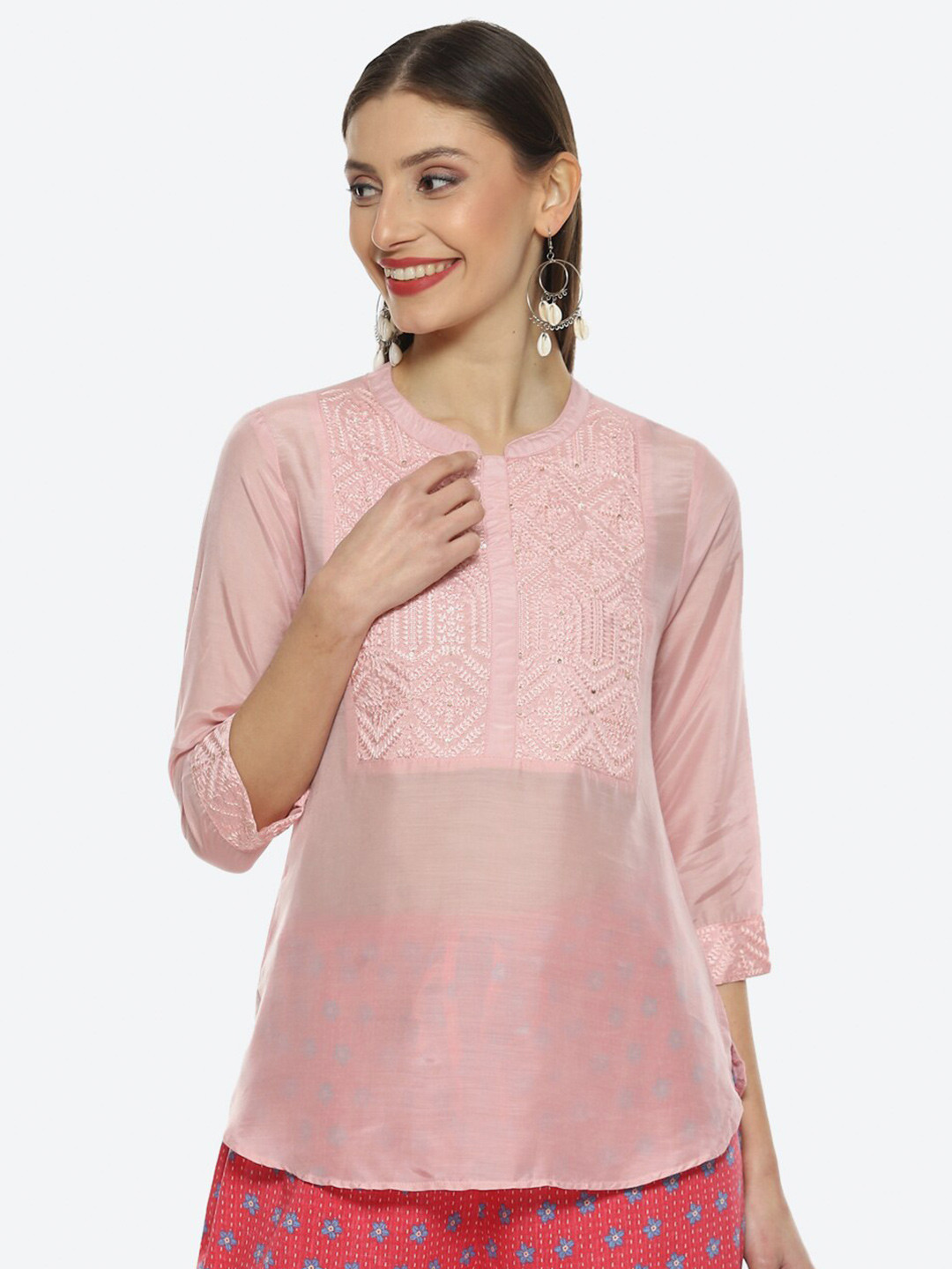 Biba Embroidered Thread Work Top