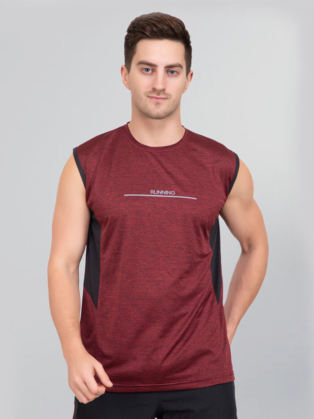 GODFREY Men Sleeveless Dry Fit Sports T-shirt