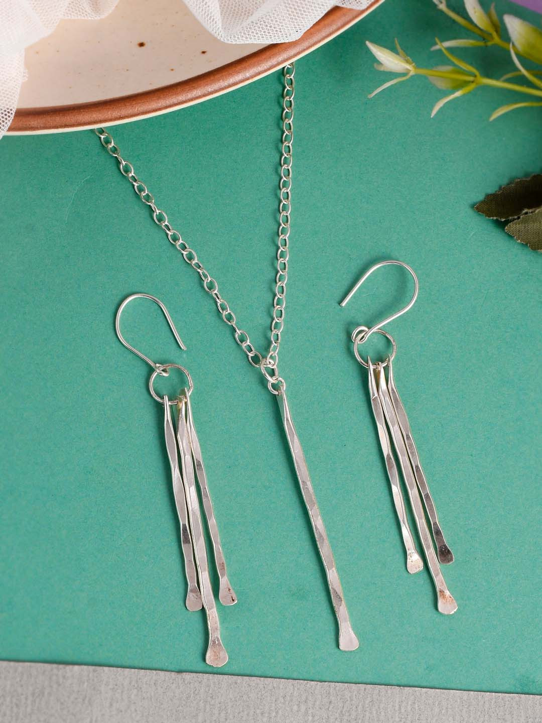 Silvermerc Designs Silver-Plated Jewellery Set
