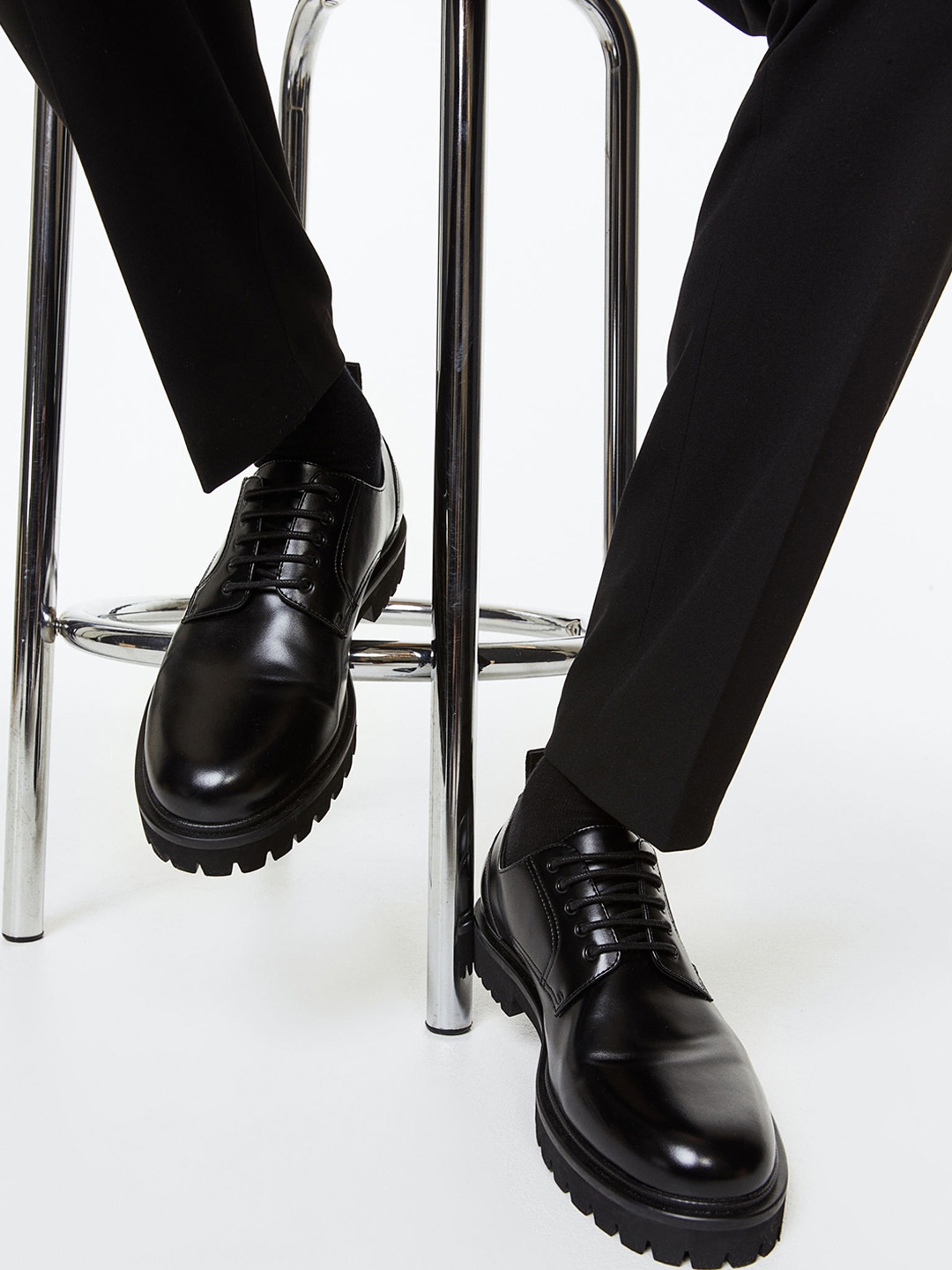 Mens chunky derby shoes sales