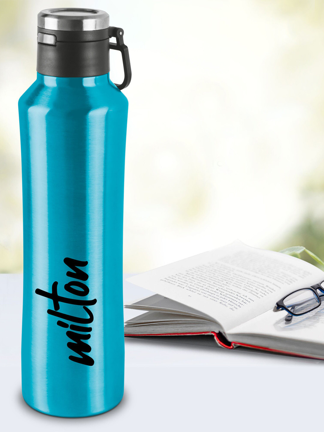 Milton Gulp 900 Blue Stainless Steel Double Wall Vacuum Water Bottle - 770ml