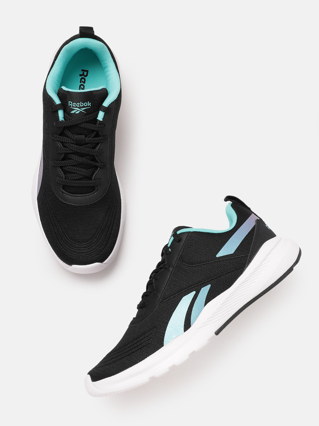 Reebok Men Woven Design Boston Runner Shoes