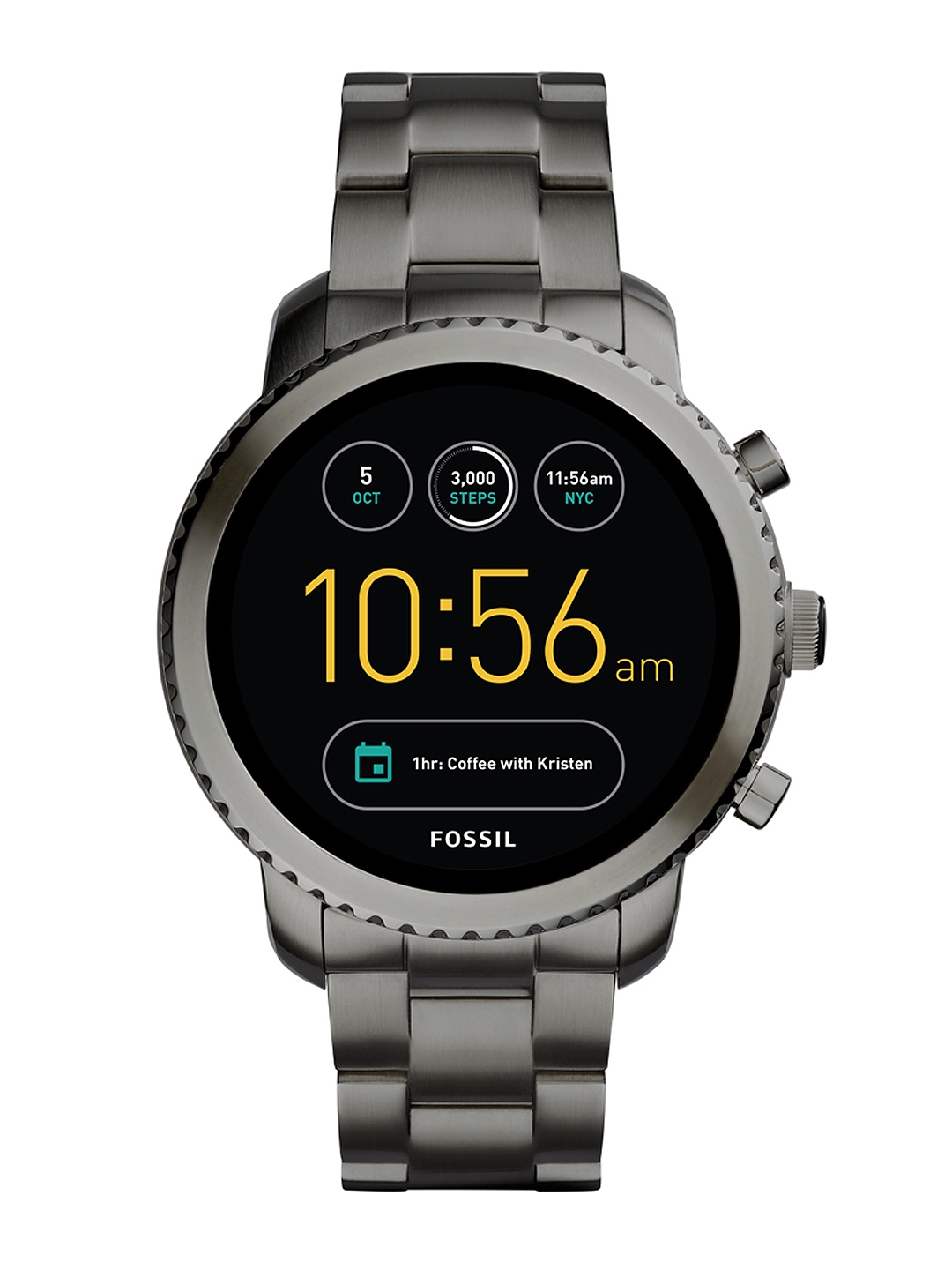 Buy Fossil Men Gen 3 Gunmetal Toned Q Exploris Smart Watch FTW4001 - Smart  Watches for Men 2181834 | Myntra