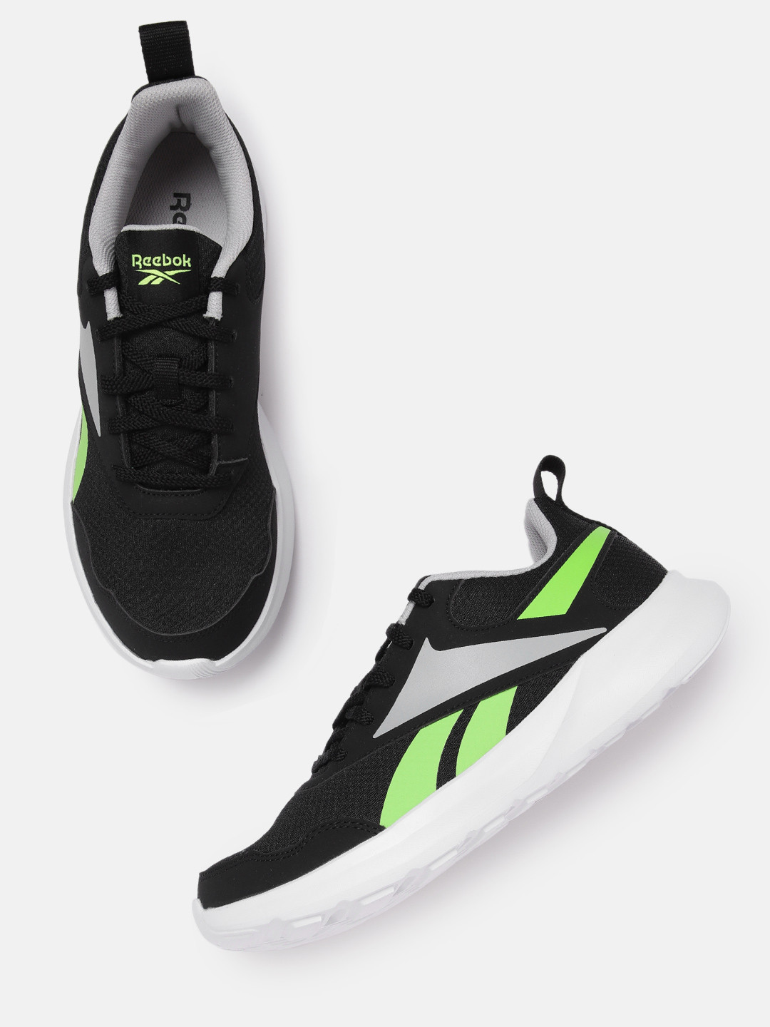 Reebok Men Brand Logo Detail Sprinter Running Shoes