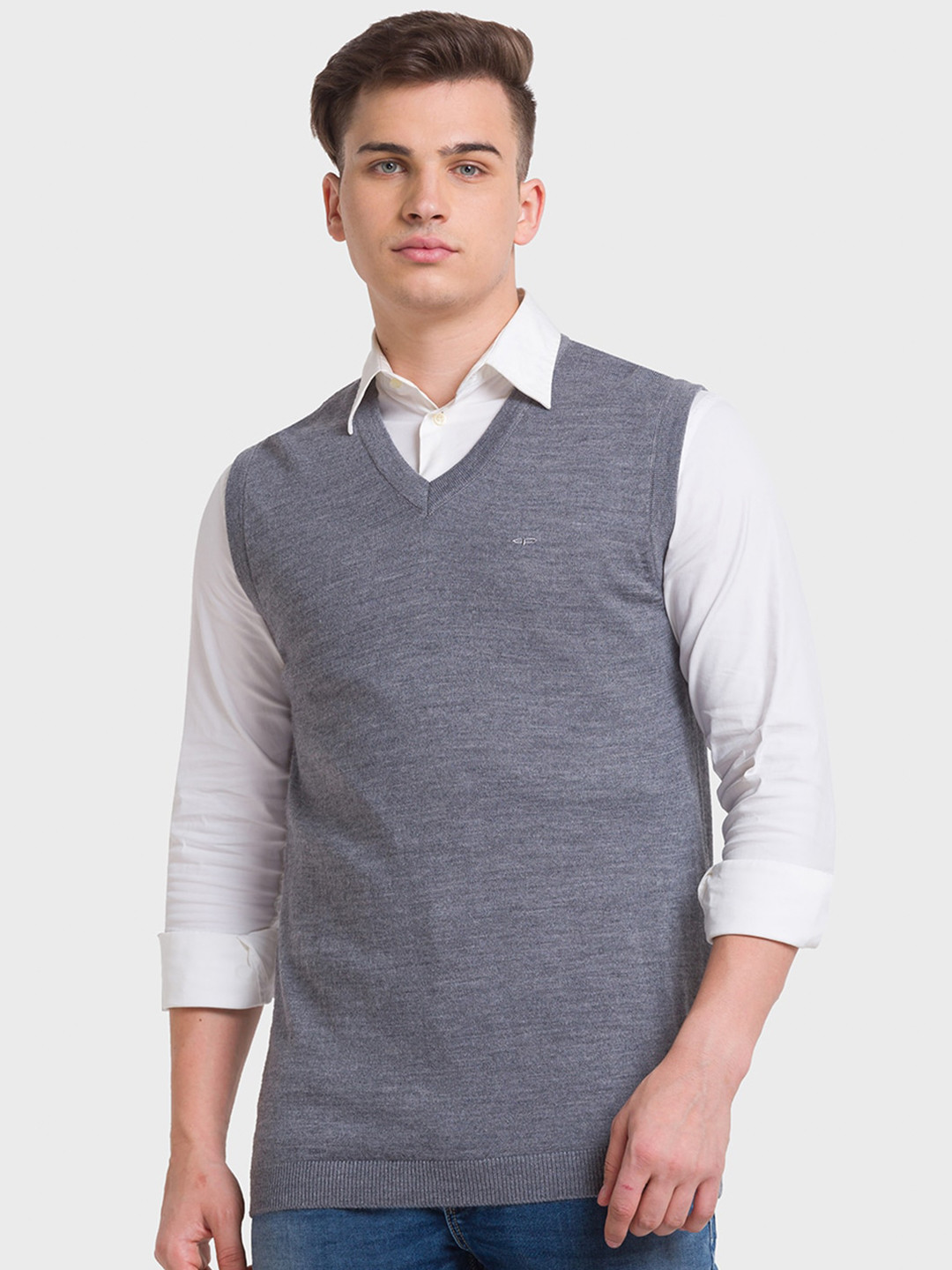 ColorPlus Men Sweater Wool Vest
