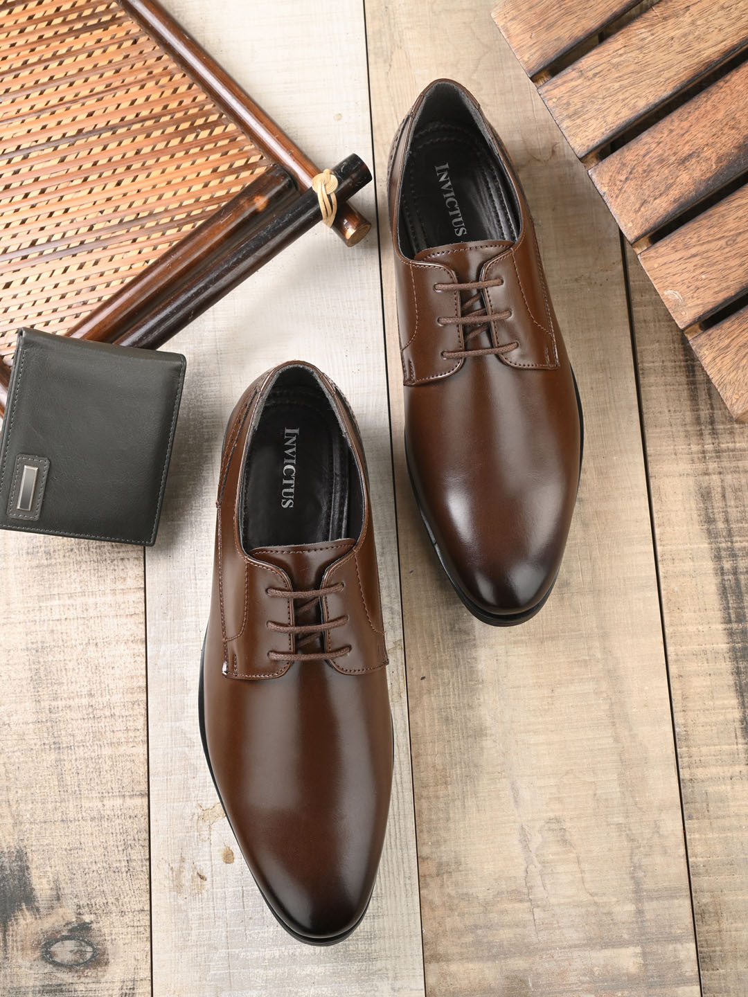 INVICTUS INVICTUS Men Lace-Up Formal Derbys