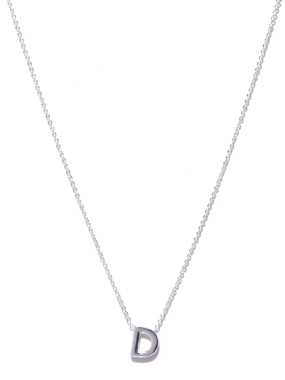 Accessorize discount letter necklace