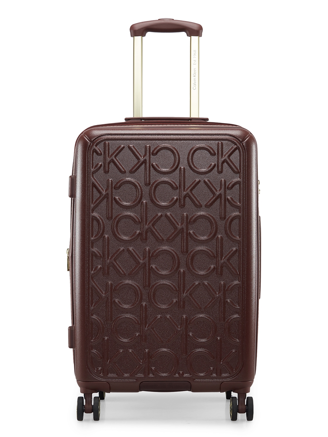 Buy Calvin Klein Big Monogram Abs Material Hard 24 Medium Trolley Trolley Bag for Unisex 21829706 Myntra