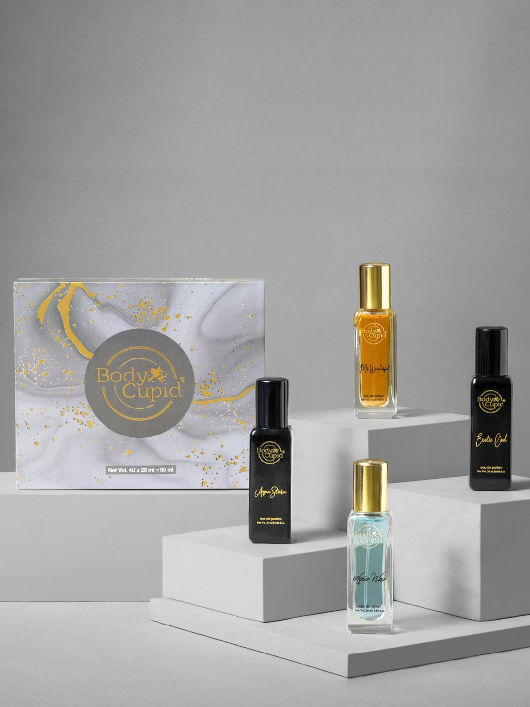 Body Cupid Men Long Lasting Premium Fragrances Luxury Perfume Gift Set - 80ml