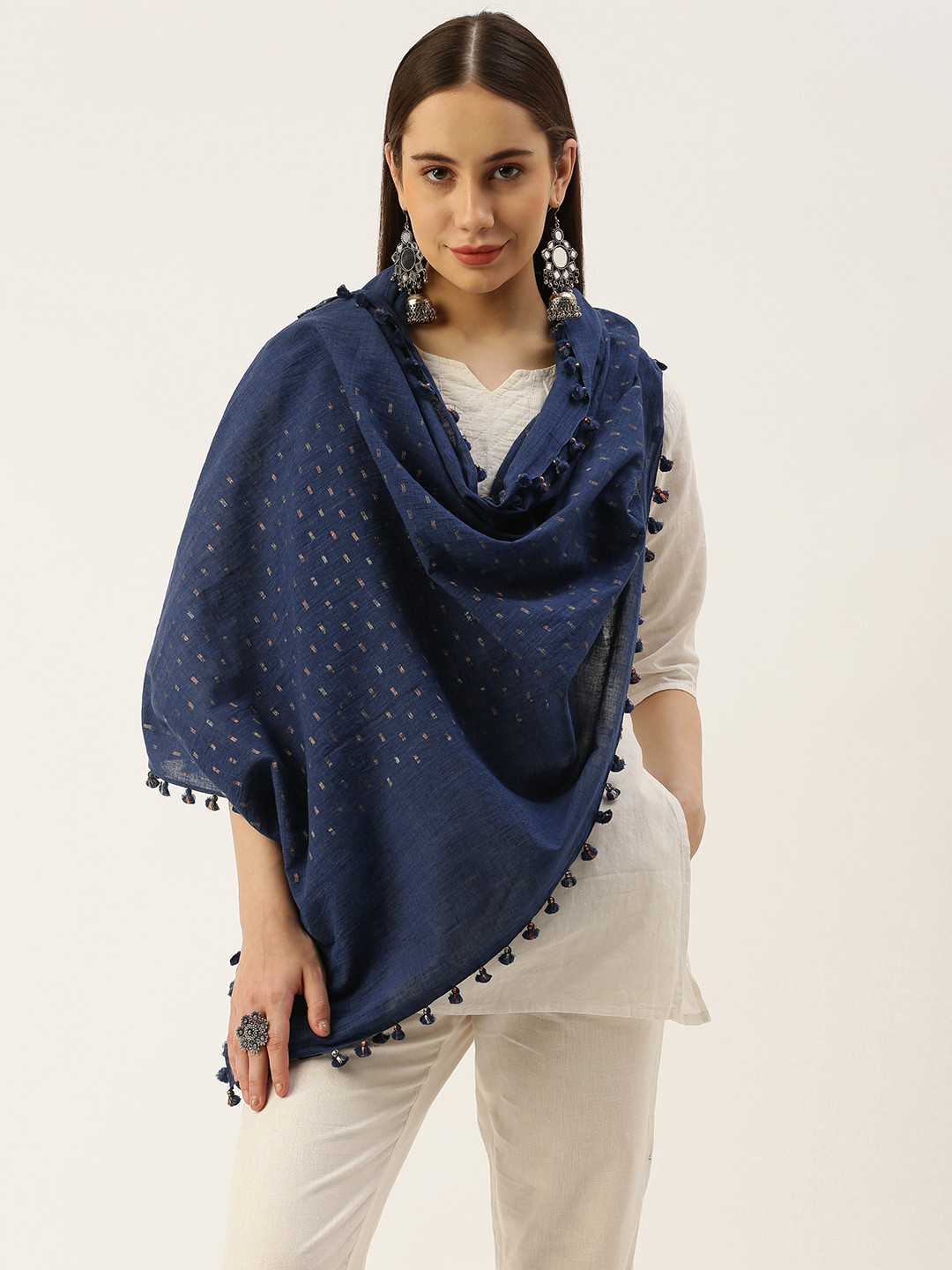 ASVA Geometric Printed Scarf