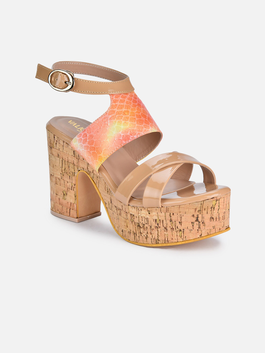 VALIOSAA Platform Heels With Buckles