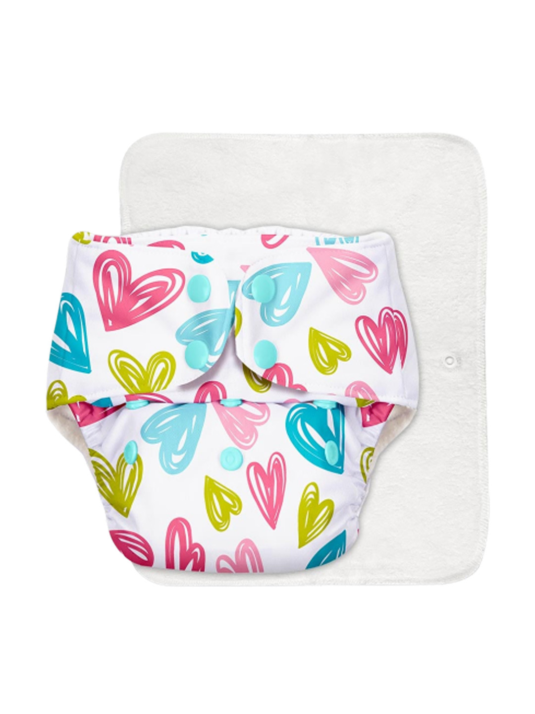 SuperBottoms Infants 2 Pcs Quick Dry Ultra Thin Cloth Diaper with Insert
