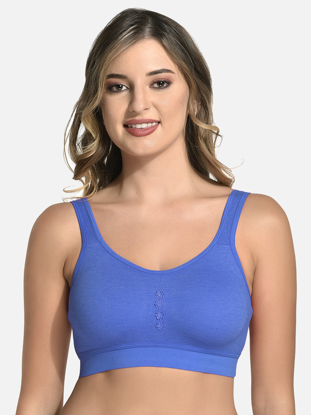 StyFun Non Padded Dry Fit Cotton All Day Comfort Sports Bra