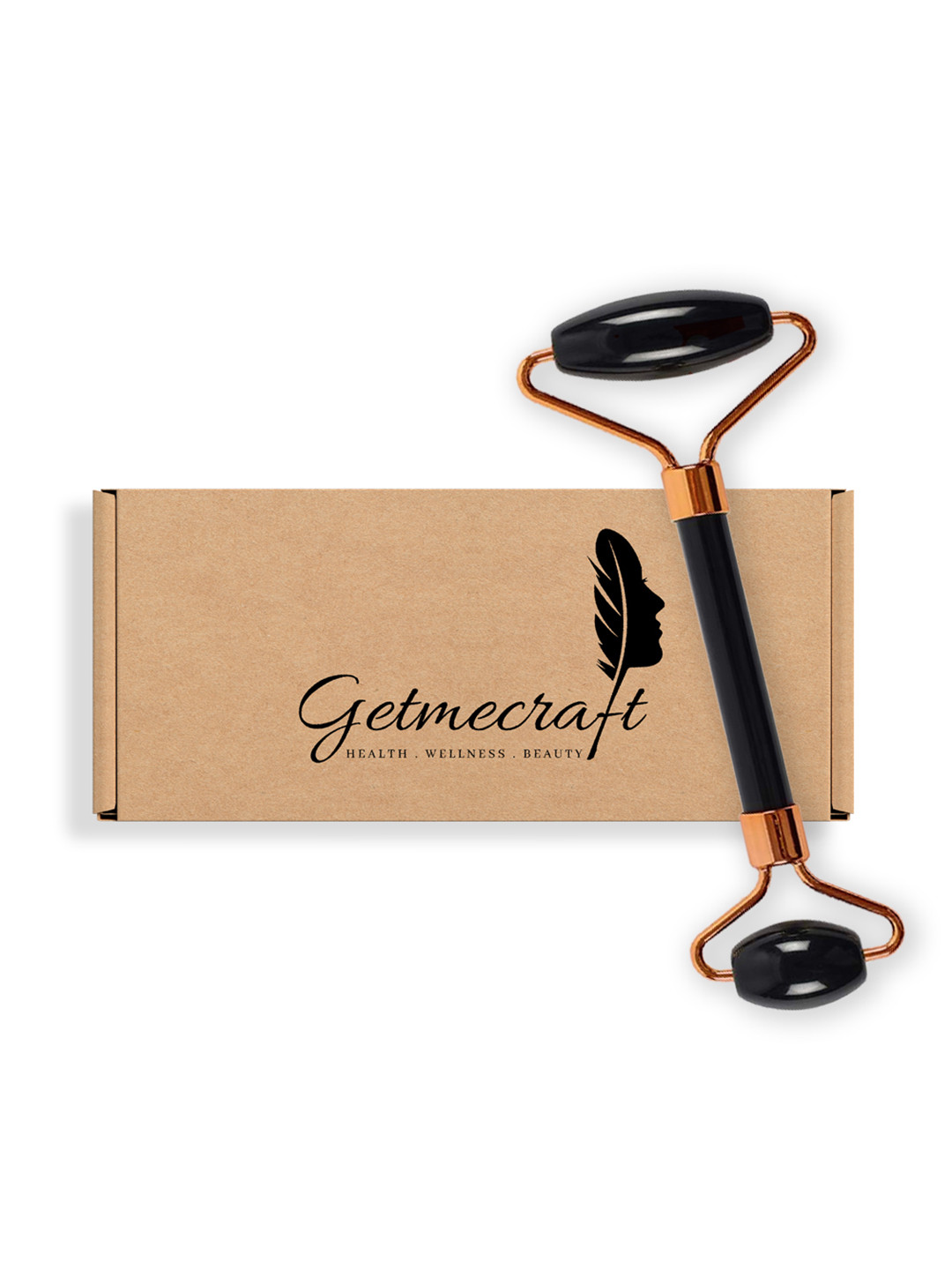 Getmecraft Black Obsidian Facial Roller and Massager