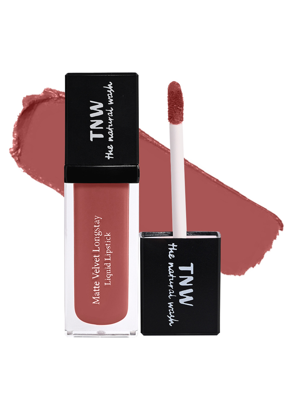 TNW the natural wash Matte Velvet Longstay Smudge-Proof Liquid Lipstick 5ml - Blush Nude