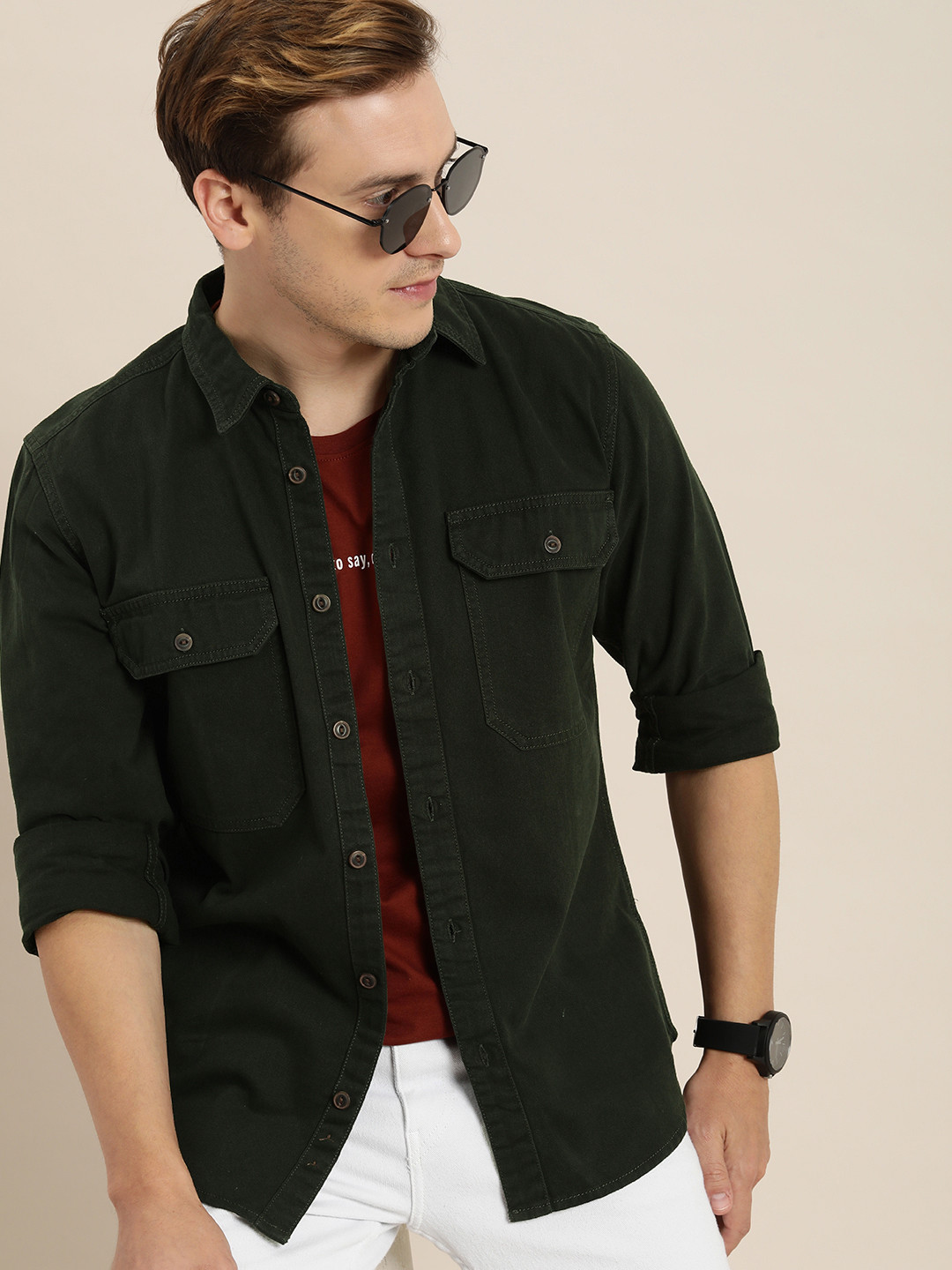 Moda Rapido Casual Pure Cotton Shirt