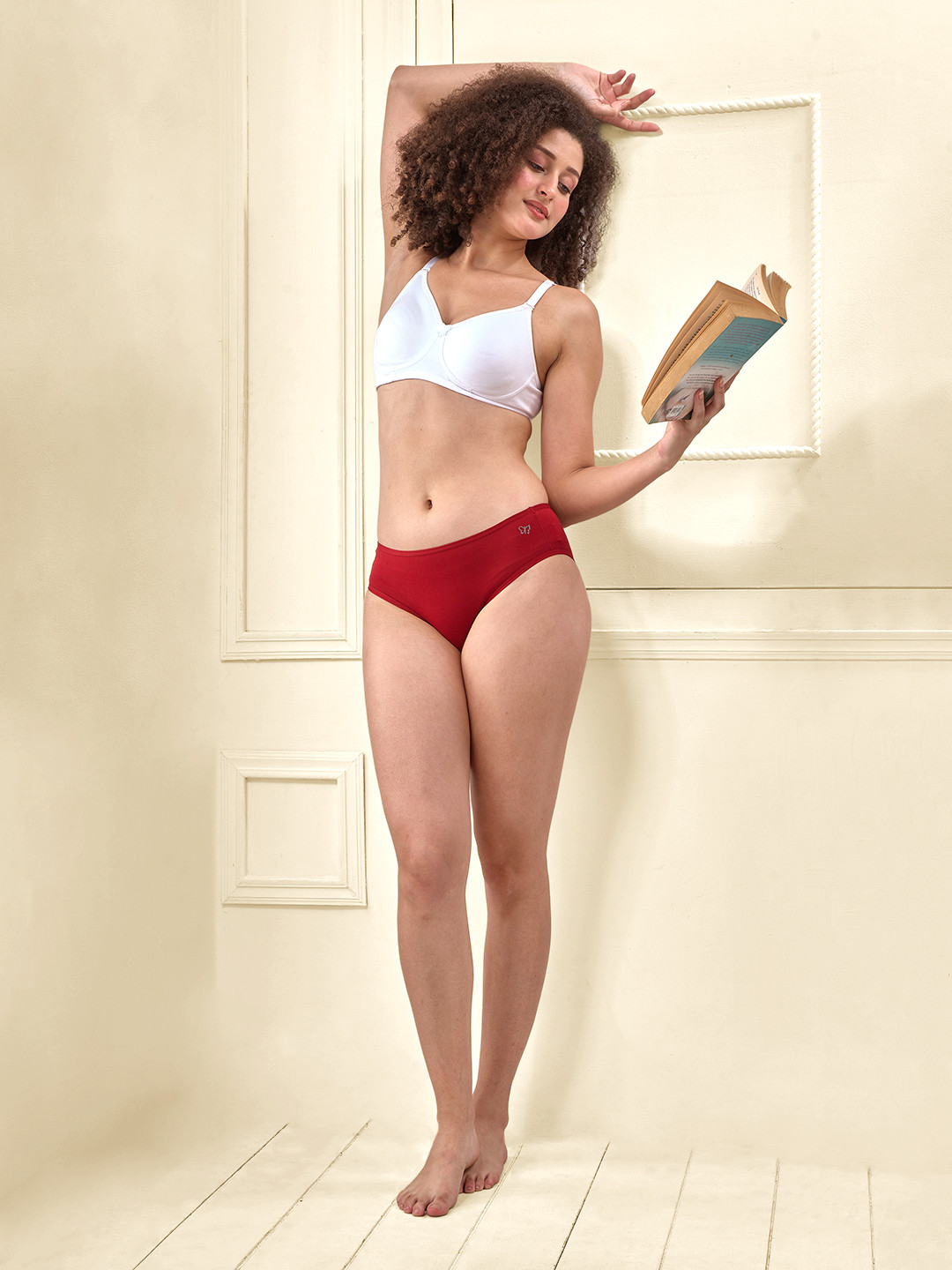 LYRA Combed Cotton Rich Full Coverage Spacer Bra