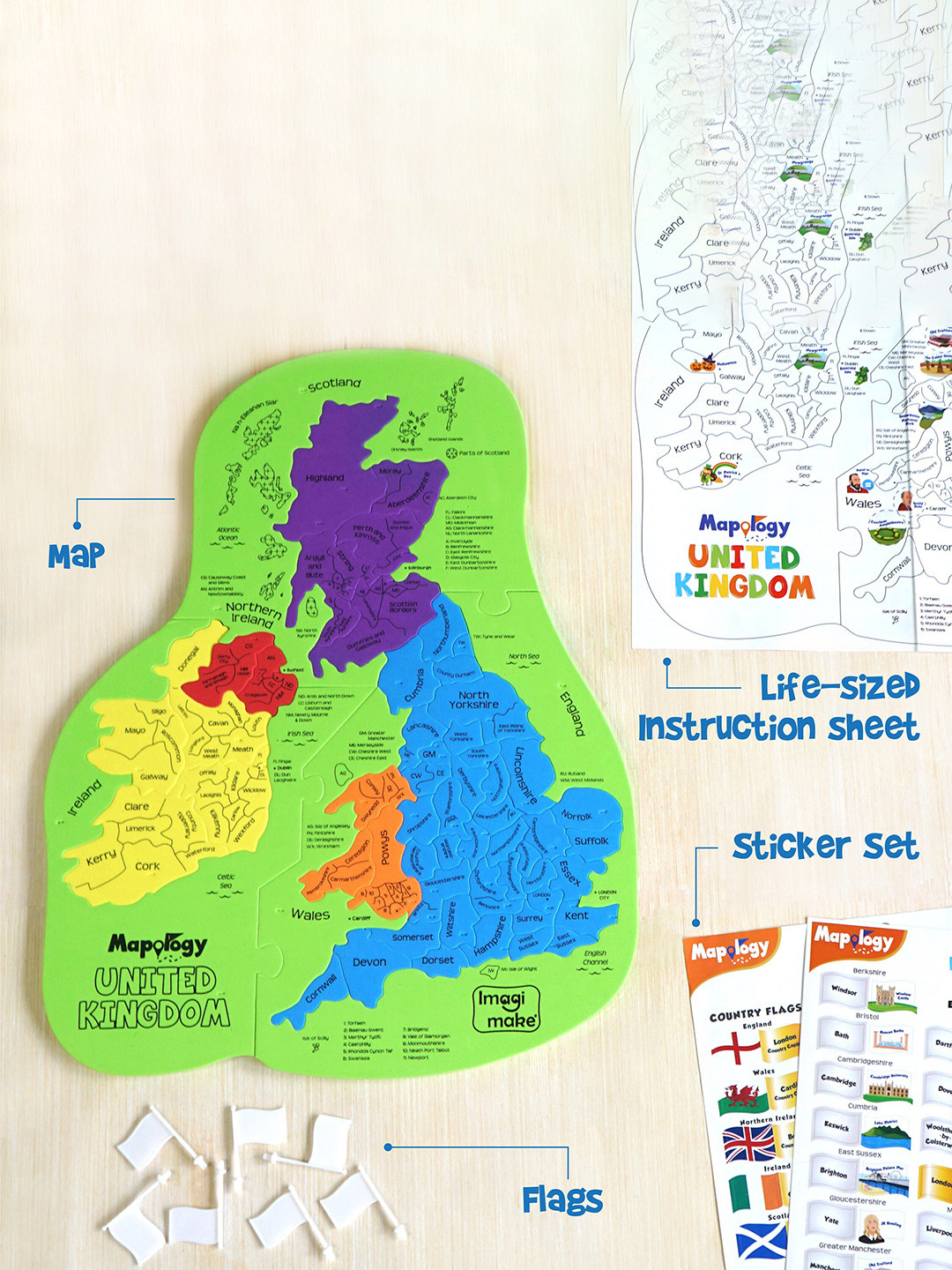 Imagimake Kids Manual Operation Mapology Learning and Development Toys