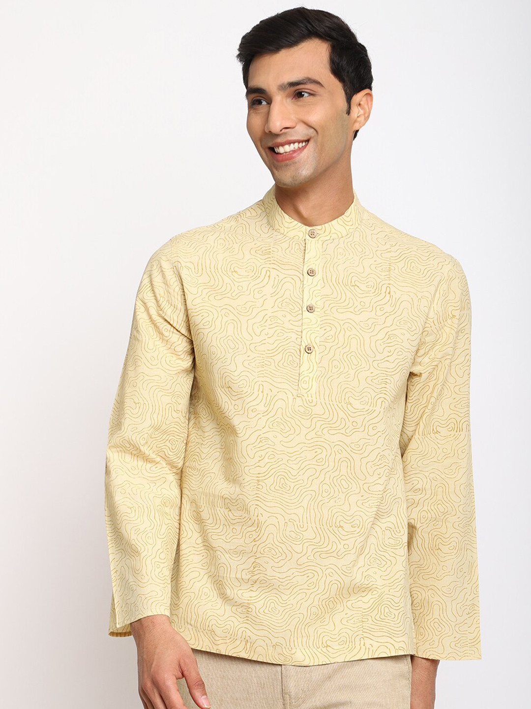 Fabindia Printed Casual Cotton Shirt