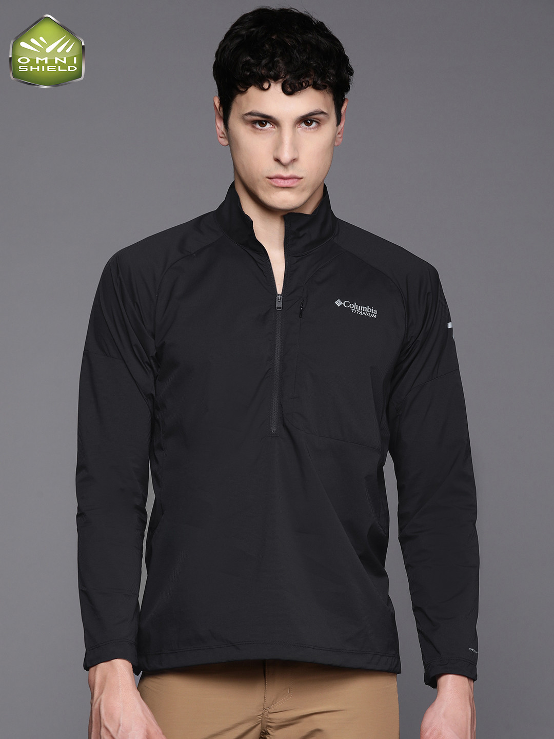 Columbia M Titan Pass Half Zip Shirt