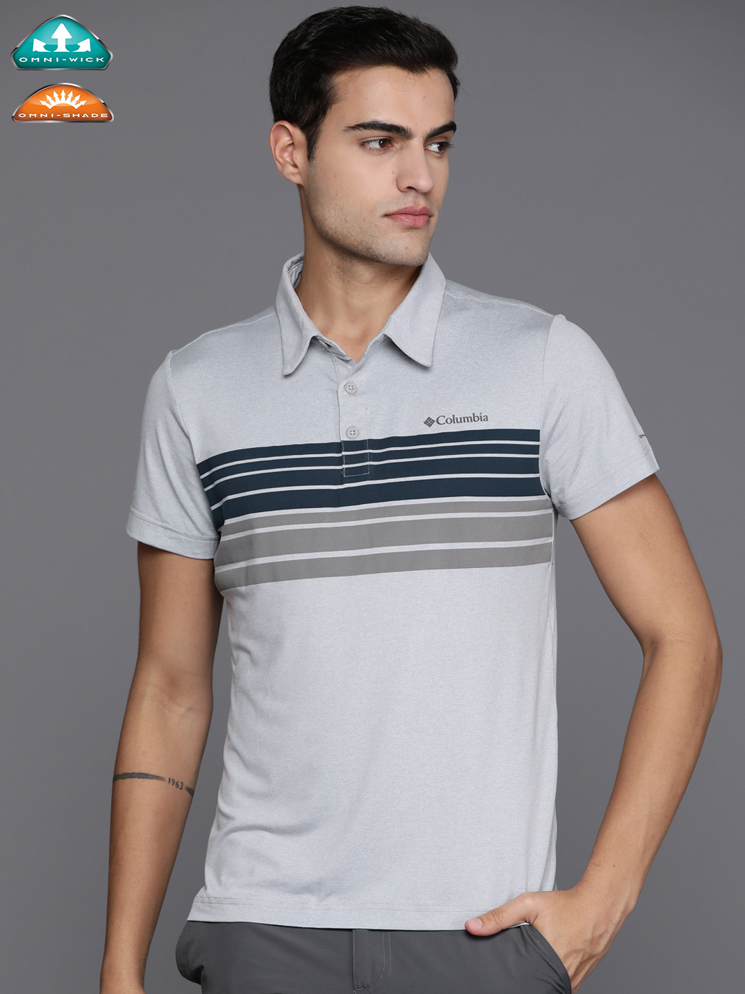 Columbia Tech Trail Novelty Polo T-shirt