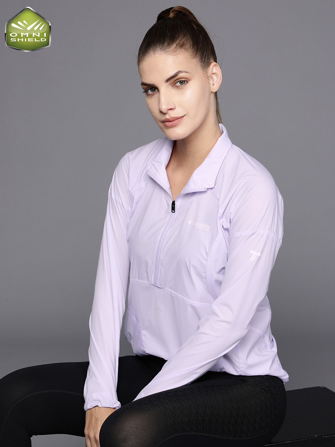 Columbia W Titan Pass Half Zip Shirt