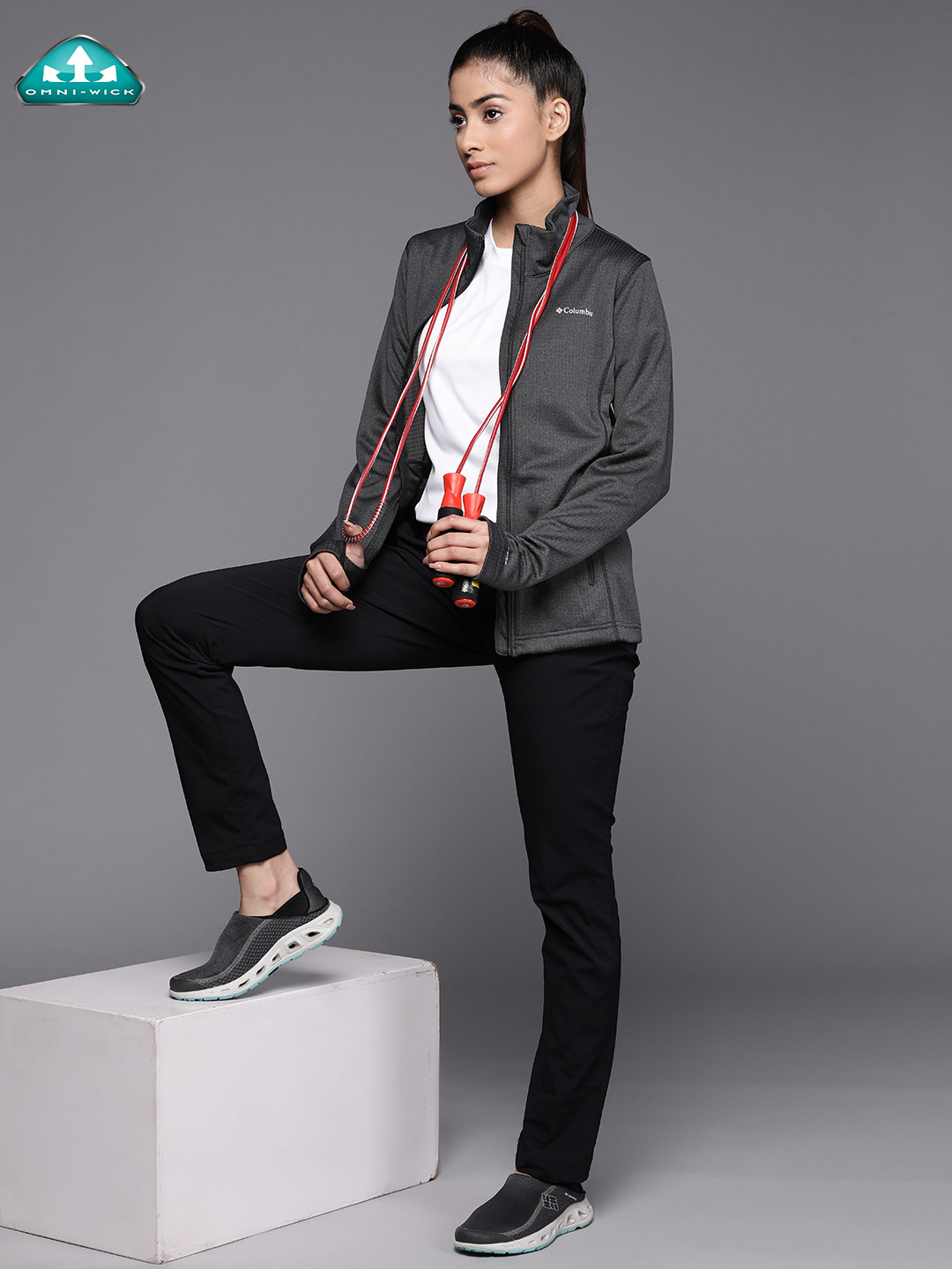 Columbia Women W Park View Grid Fleece Jacket