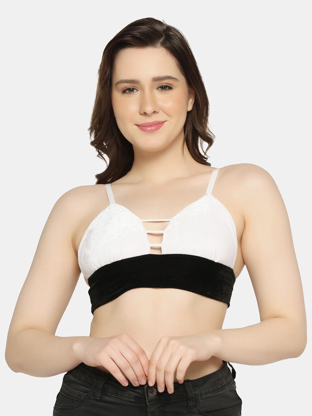 Buy Da Intimo Non Padded Nylon Non Wired All Day Comfort Bralette