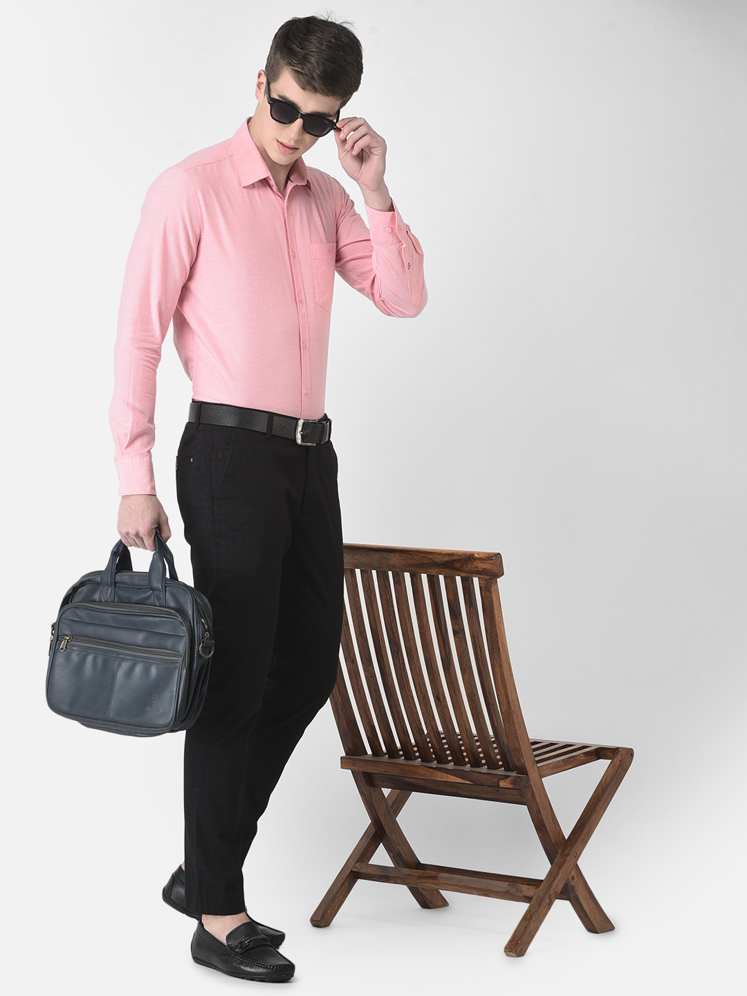 Crimsoune Club Men Slim Fit Formal Pure Cotton Shirt