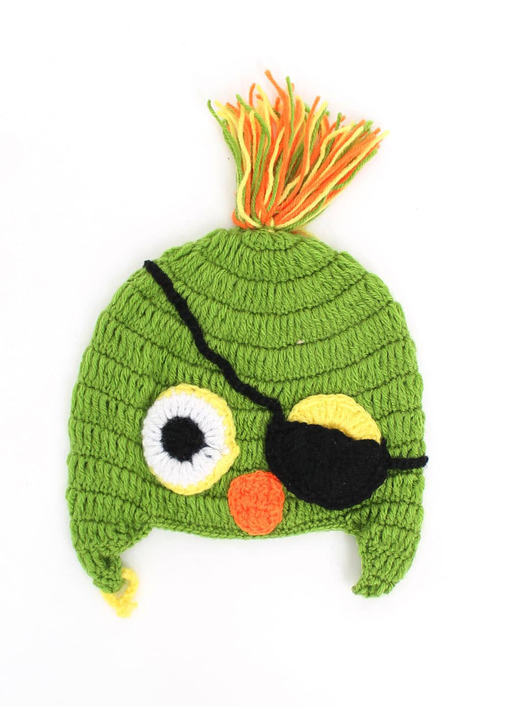 Woonie Infant Self Design Handmade Crochet Parrot Design Acrylic Cap