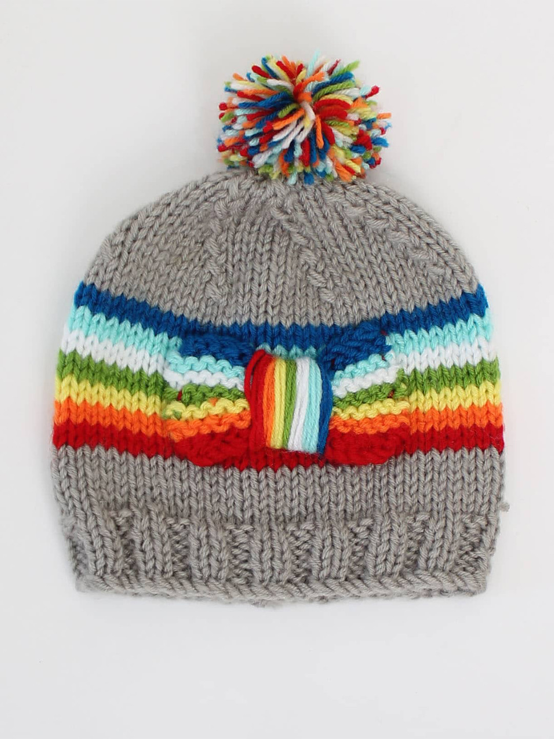 Woonie Infant Self Design Bow Detailing Acrylic Cap