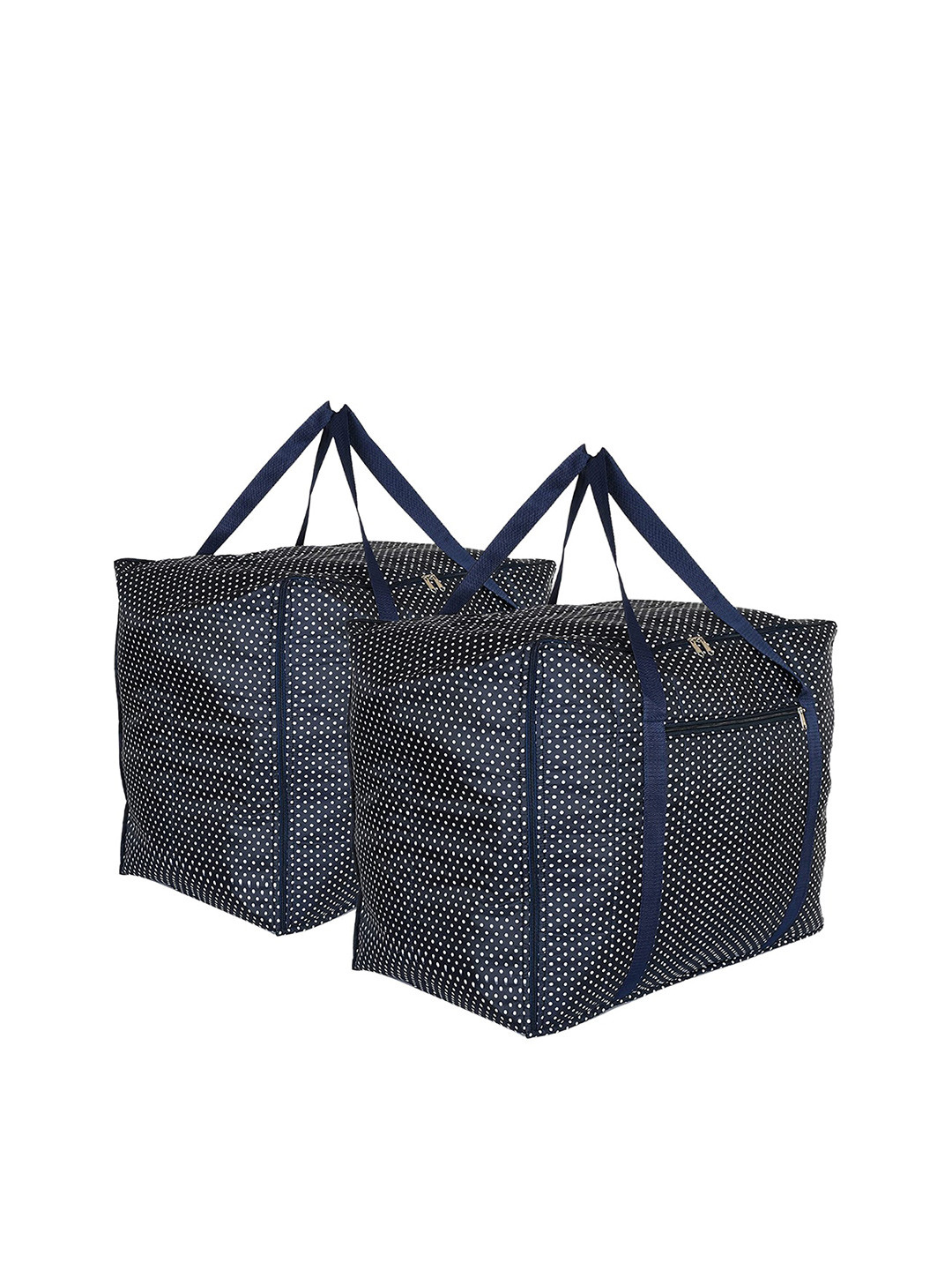 Kuber Industries Pack Of 2 Printed Foldable Travel Duffel Bags