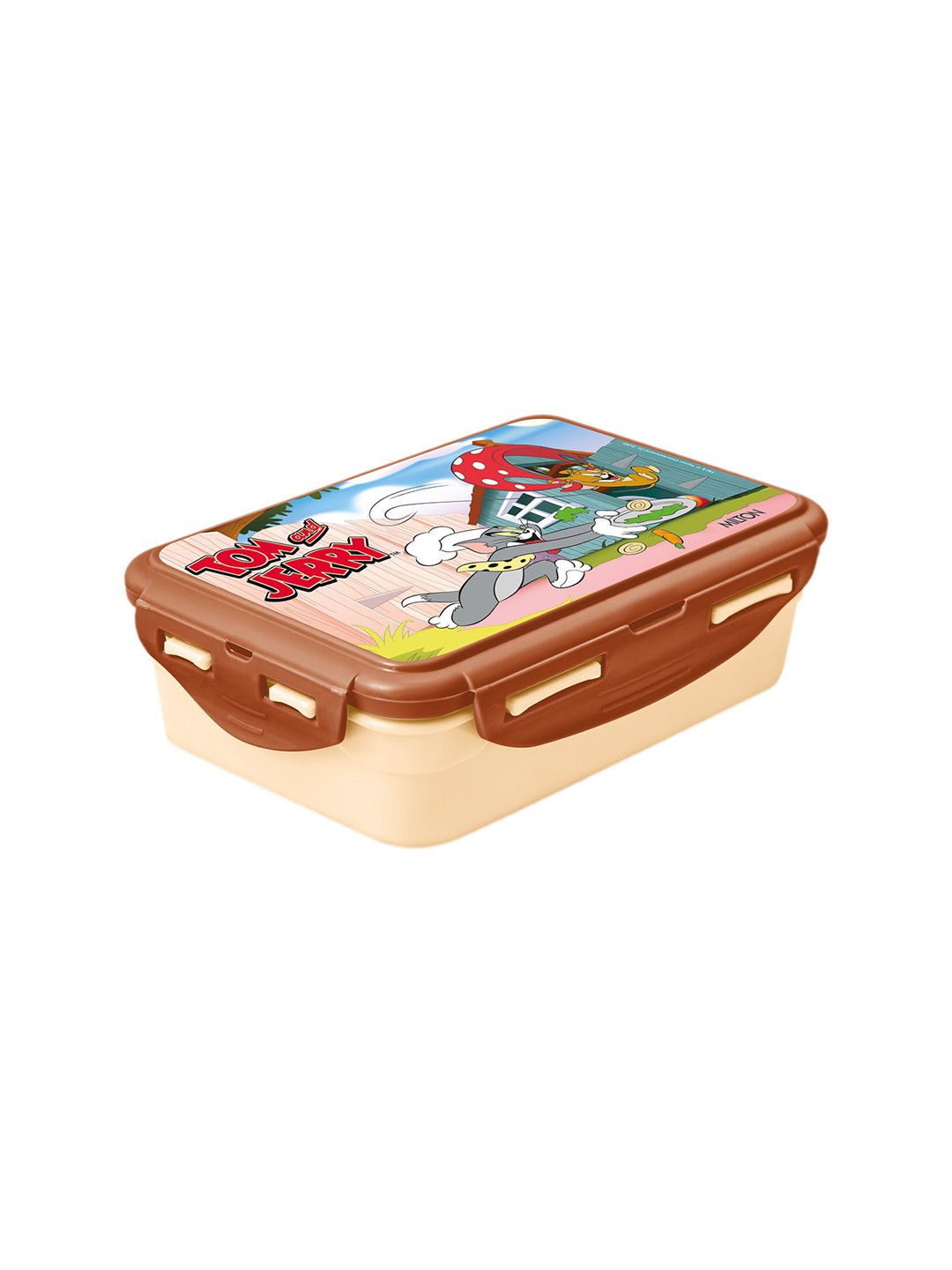 Milton Mini Fun Treat Super Hero Ivory Kids Plastic Tiffin Box 650 ml