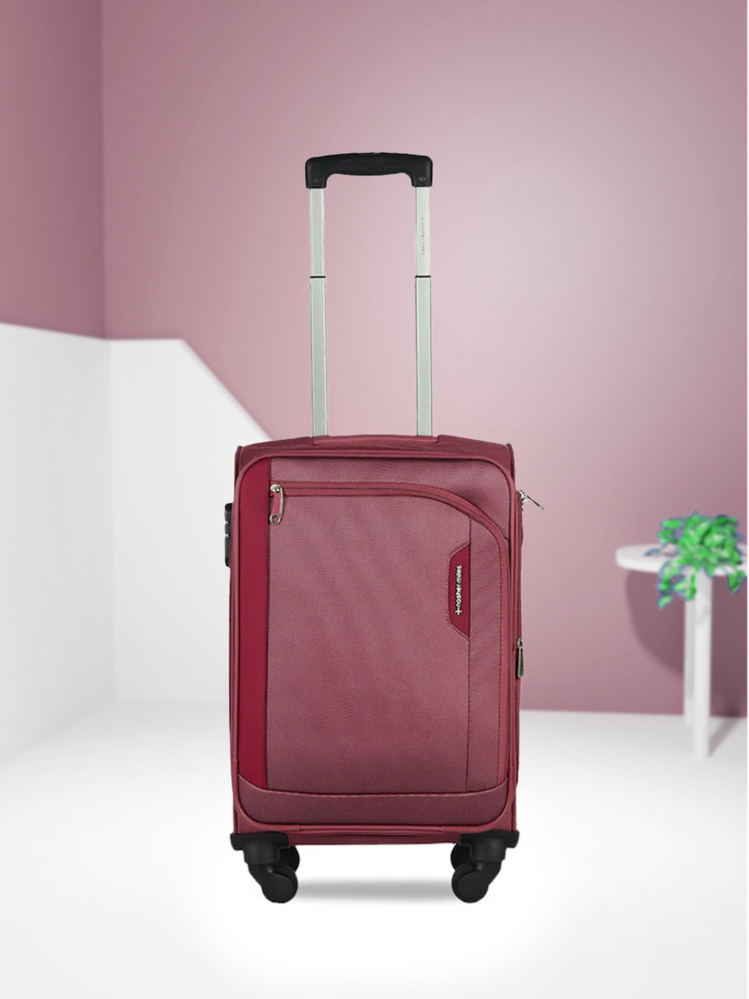 Nasher Miles Dallas Expander Soft-Sided Cabin Trolley Bag