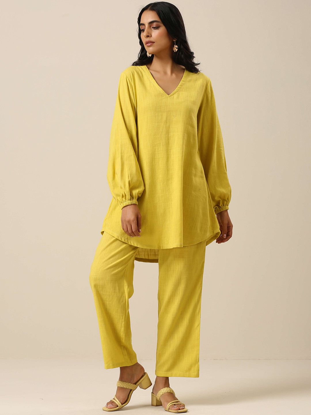 trueBrowns Pure Cotton Kurti & Trouser Co-Ords