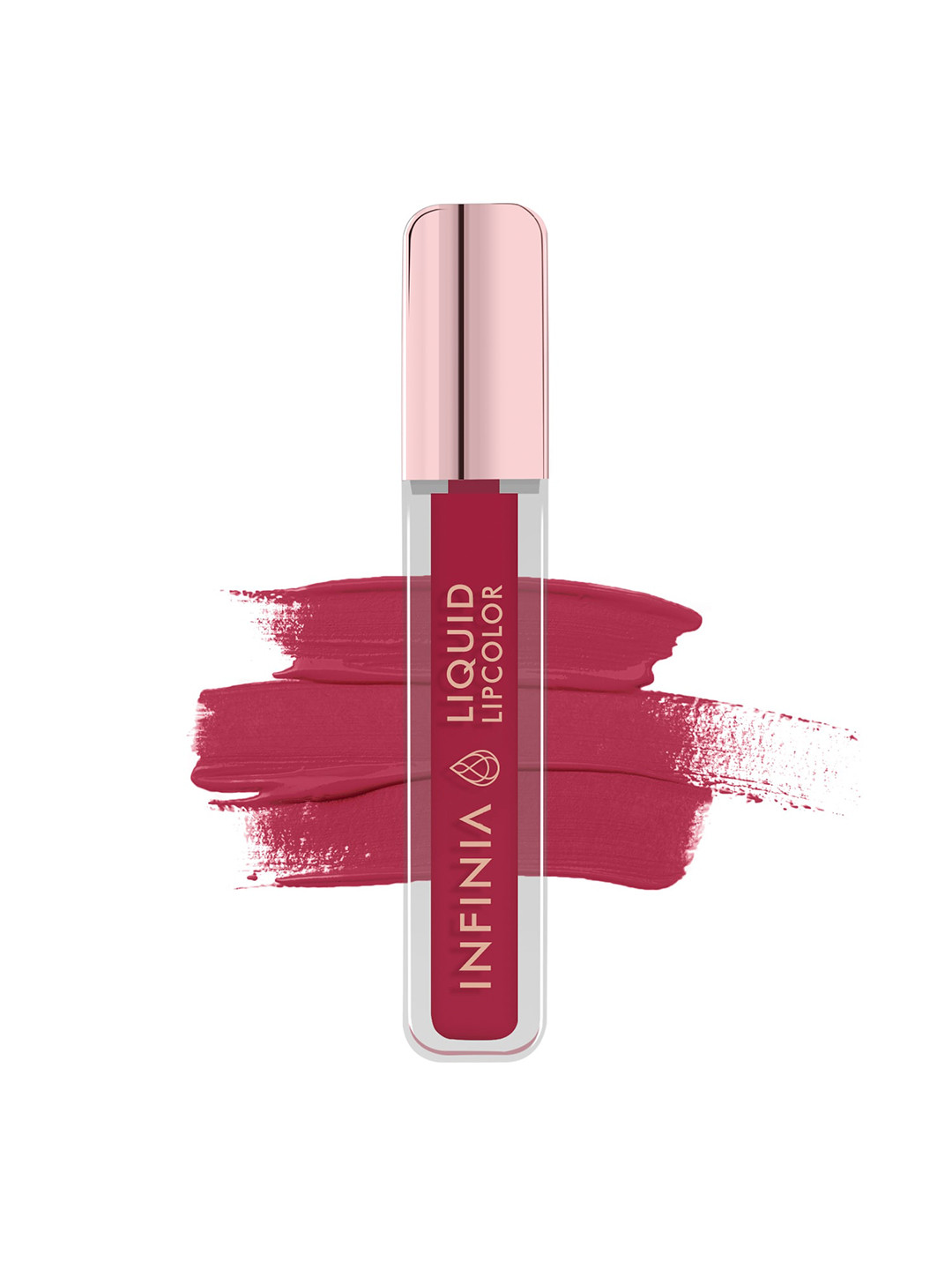 INFINIA Waterproof & Smudge Proof Matte Liquid Lipstick 5ml - Red M-01