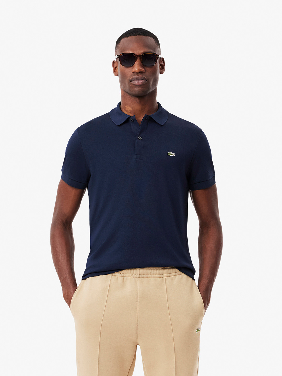 Lacoste Polo Collar Pure Cotton T-shirt