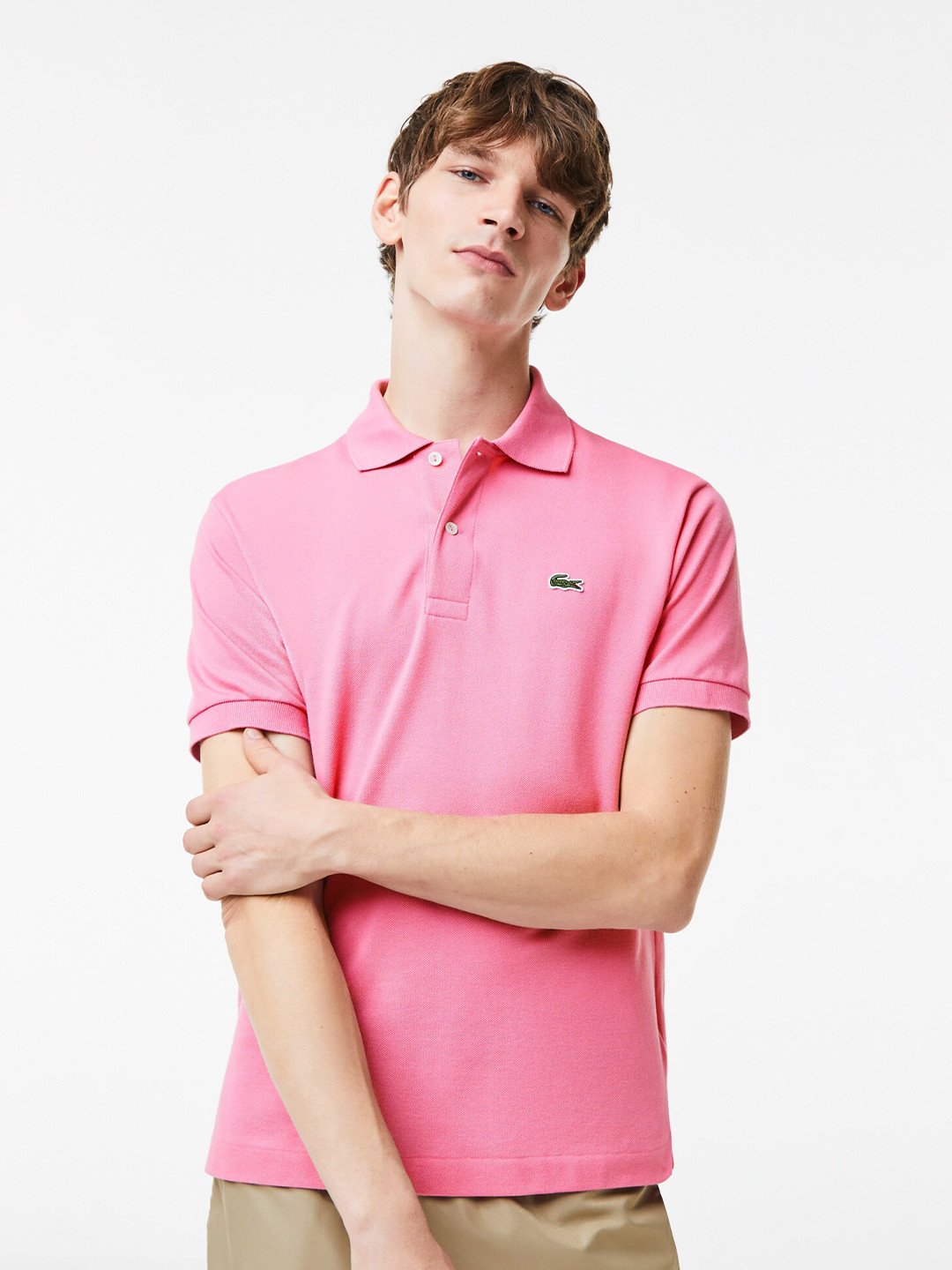 Lacoste Polo Collar Pure Cotton T-shirt