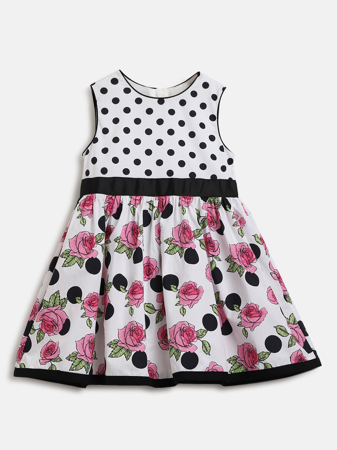 Chicco Sleeveless Fit & Flare Cotton Dress