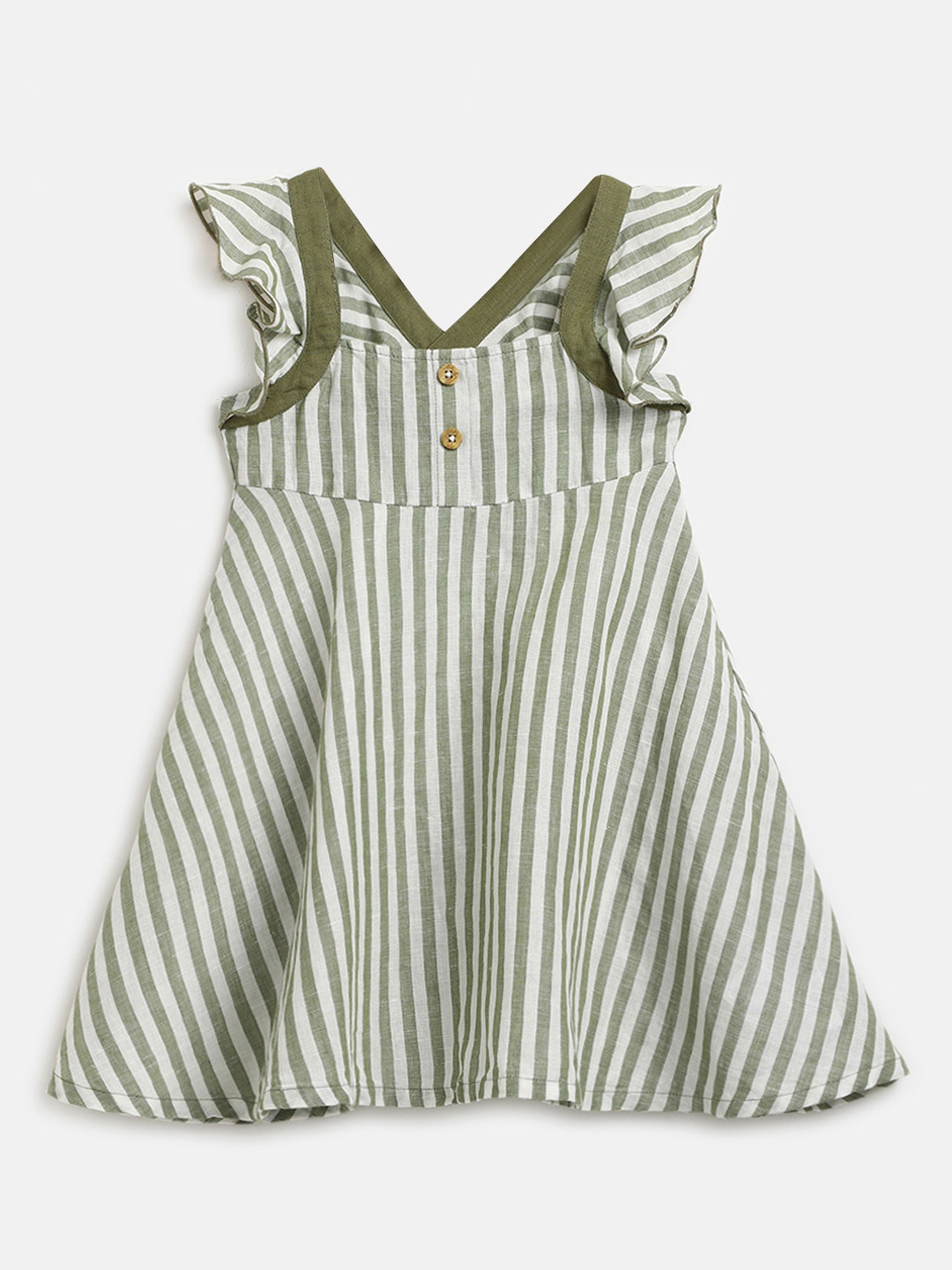 Chicco Girls Striped A-Line Dress