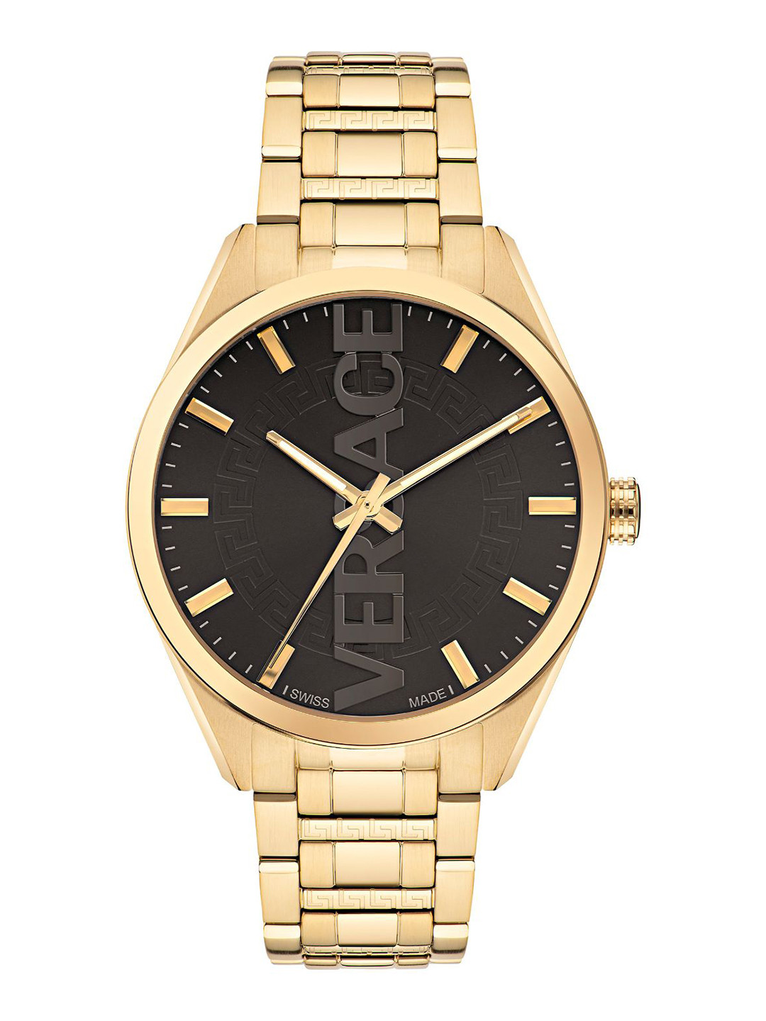Versace Men Stainless Steel Bracelet Style Straps Analogue Watch VE3H00622