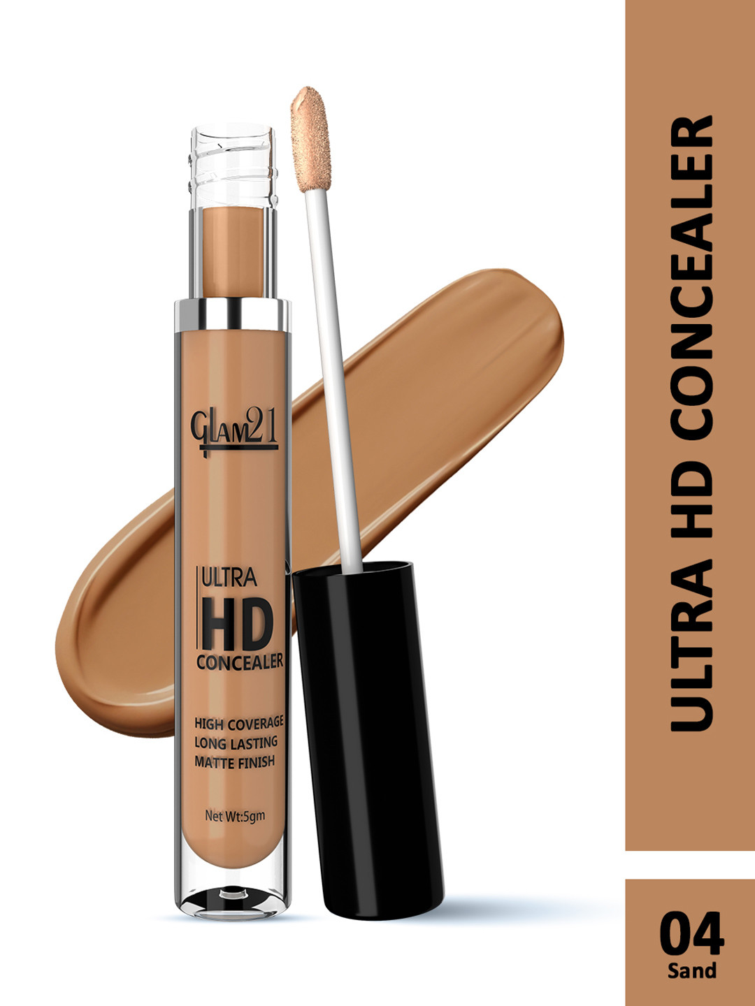 GLAM21 Ultra HD Liquid Concealer 5g - Sand 04