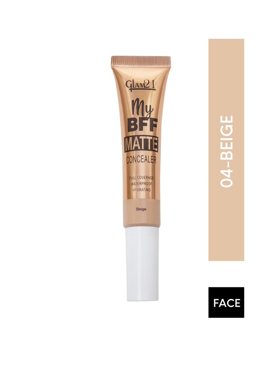 GLAM21 My BFF Waterproof Full Coverage Matte Concealer 8g - Beige 04