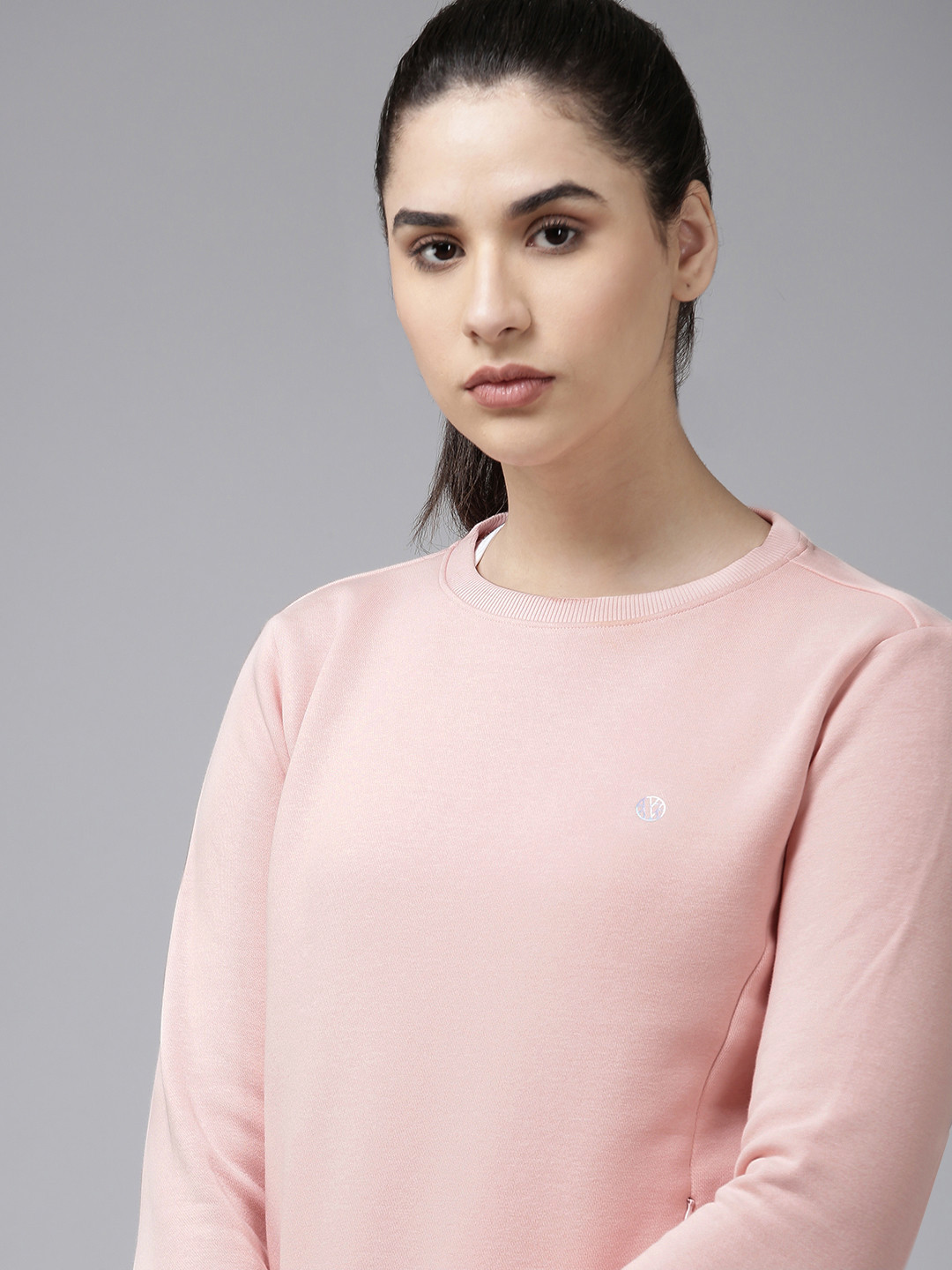 Van Heusen Athleisure Women Crew Neck Long Sleeve Sweatshirt