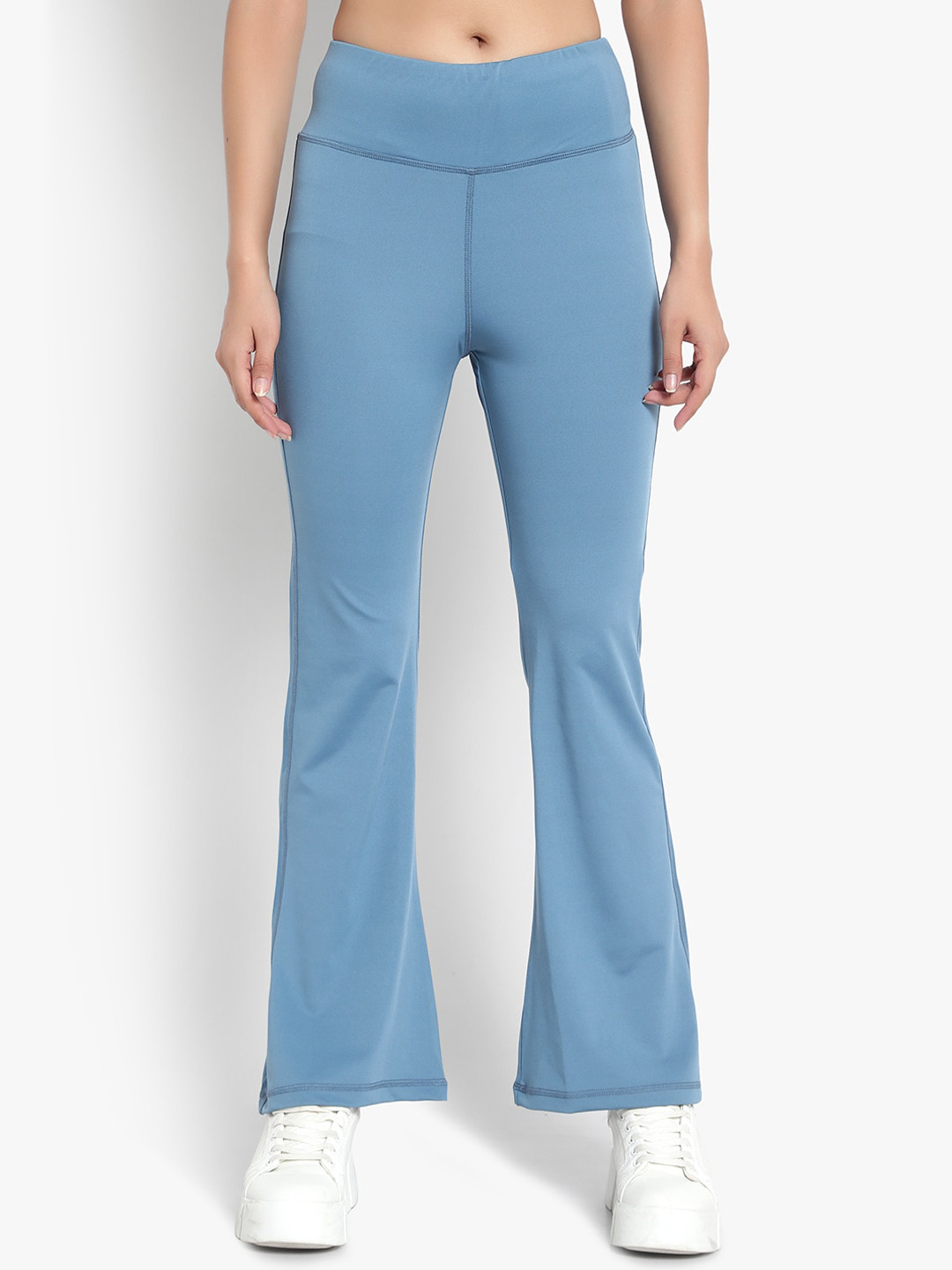 Wearjukebox Women Dry Fit Sports Bootcut Track Pants