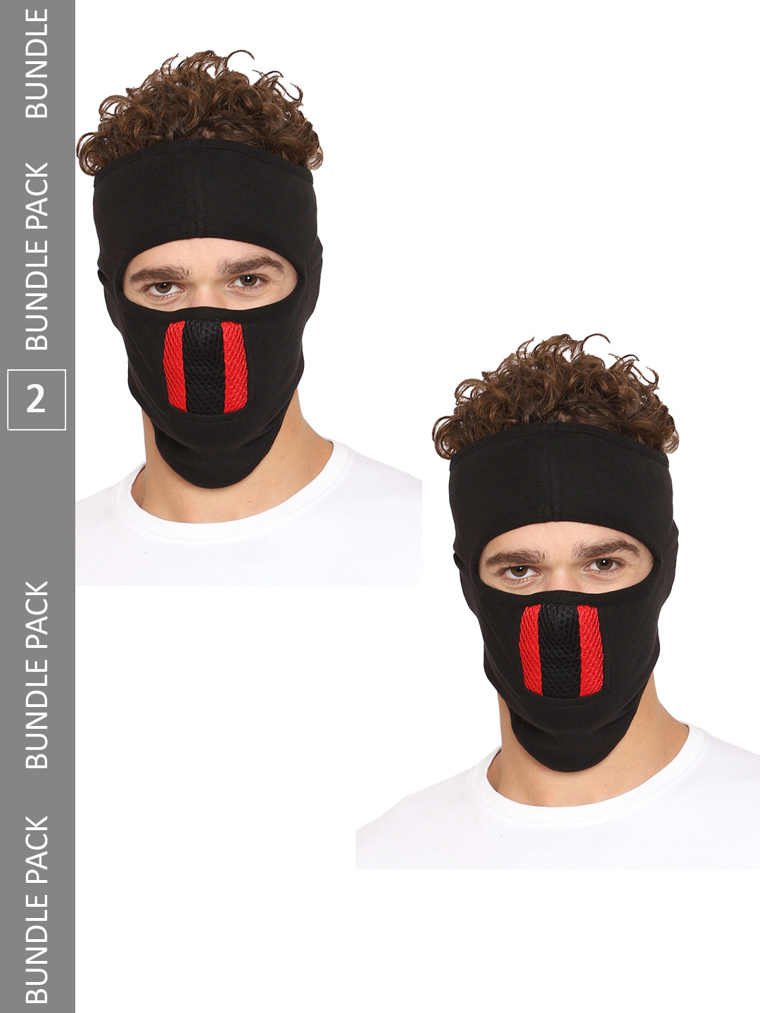 Gajraj Pack Of 2 Cotton Anti-Pollution With Air Filter Face Masks