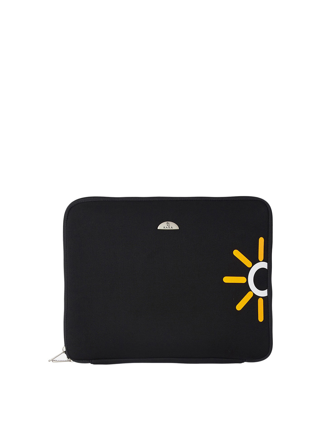 Kara Unisex Black Nylon Laptop Sleeves