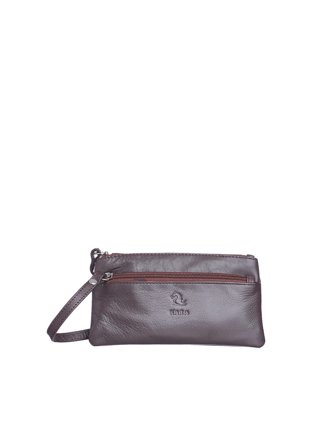 Kara Leather Purse Clutch