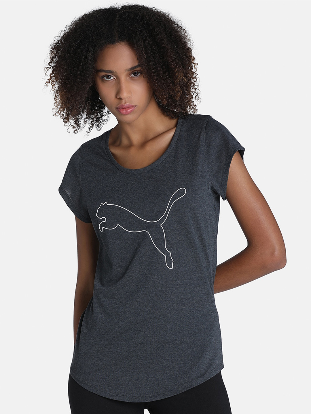 Puma Performance Heather Cat Women Training T-Shirt