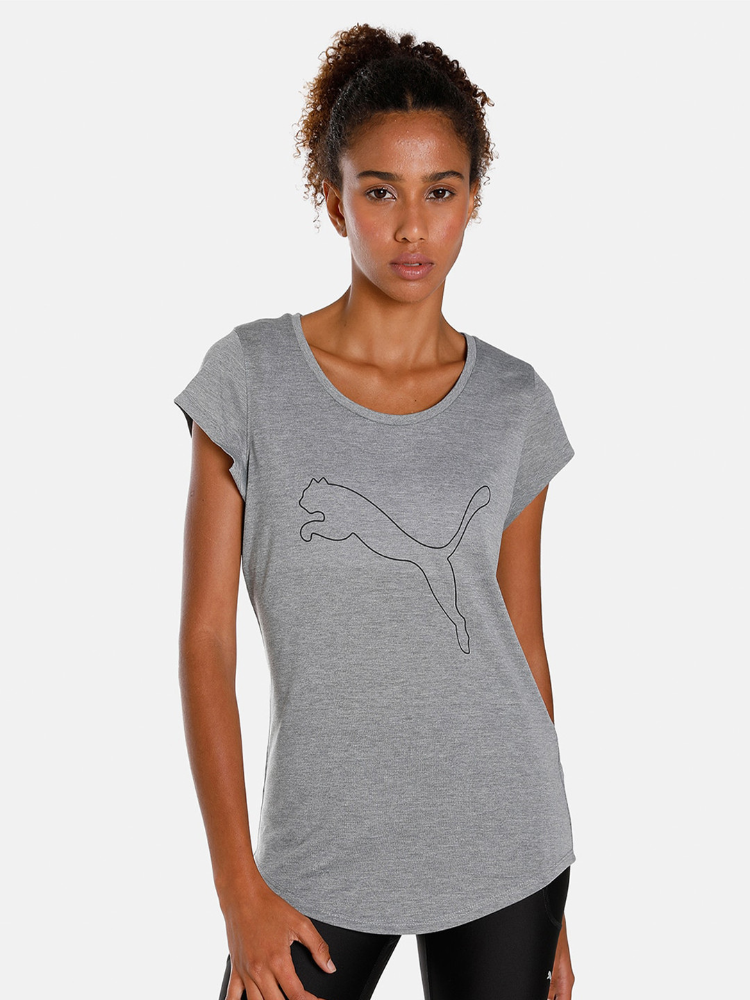 Puma Performance Heather Cat Women Training T-Shirt